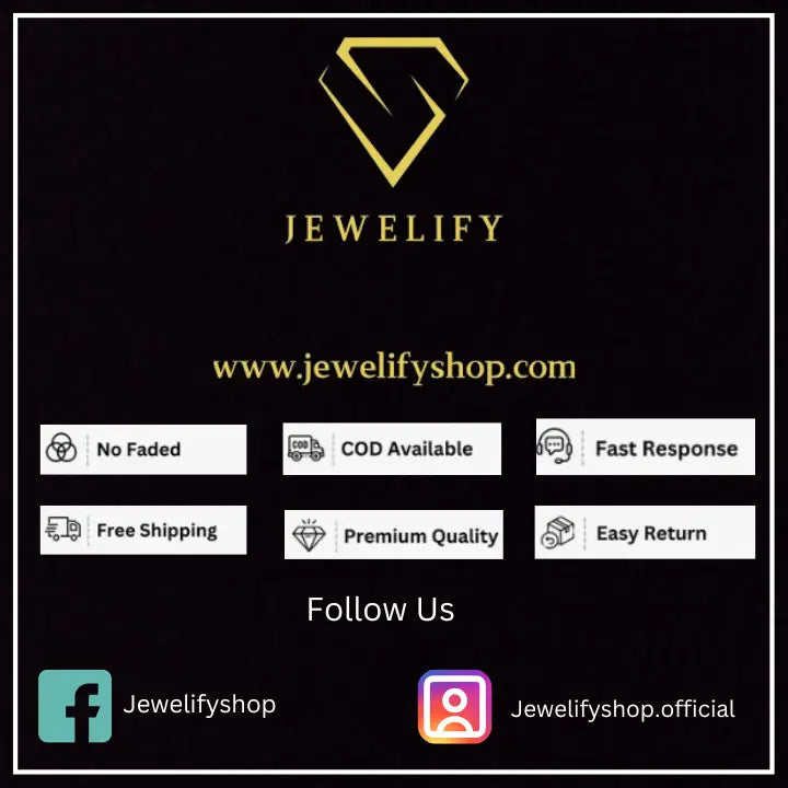 Jewelify 18K Gold-Plated Korean Style Round Rhinestone Necklace Pendant - Jewelify Shop