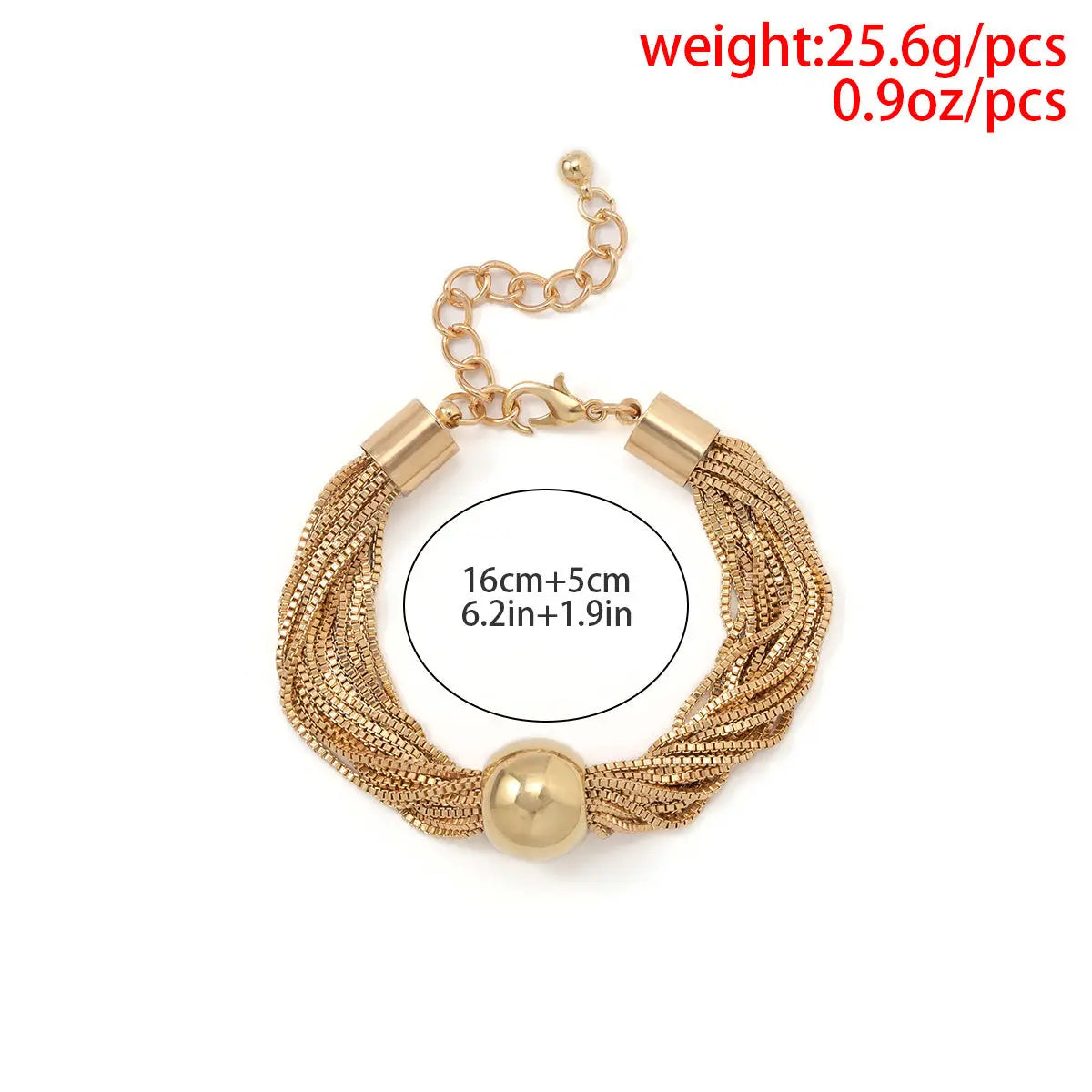 Jewelify Gold-Plated Acrylic Ball Chain Choker and Bracelete for Women - Jewelify Shop