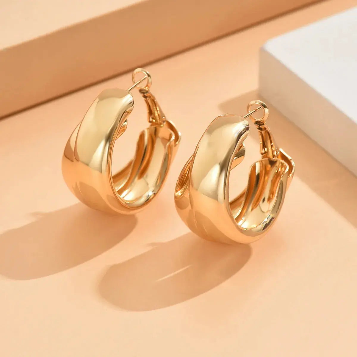 Jewelify Gold Trendy Stud Earrings - Jewelify Shop