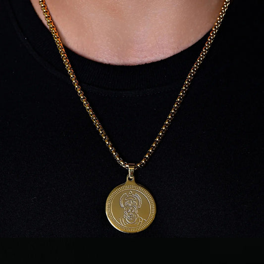 Jewelify Hanuman Gold Plated Pendant Chain For Men (24 Inch) - Jewelify Shop