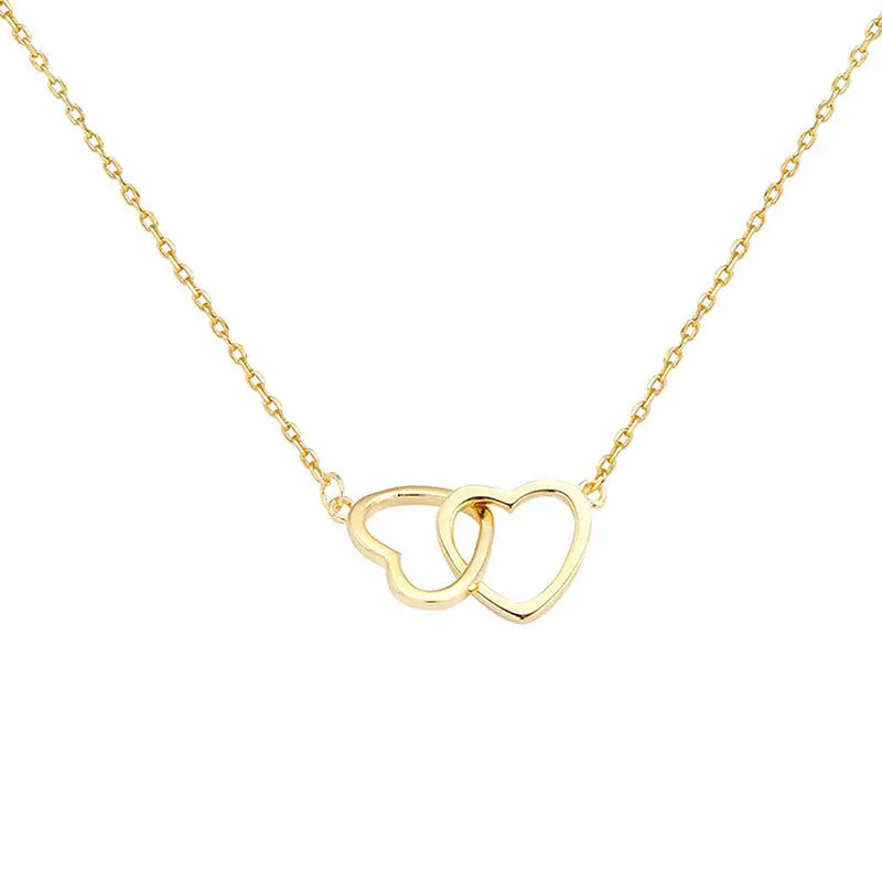 Jewelify Heart Style 18K Gold-Plated Stainless Steel Necklace - Jewelify Shop