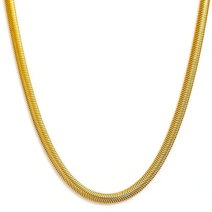 Luxury Gold Plated 3D Snake Chain Necklace For Men (21 Inch) - Jewelify Shop