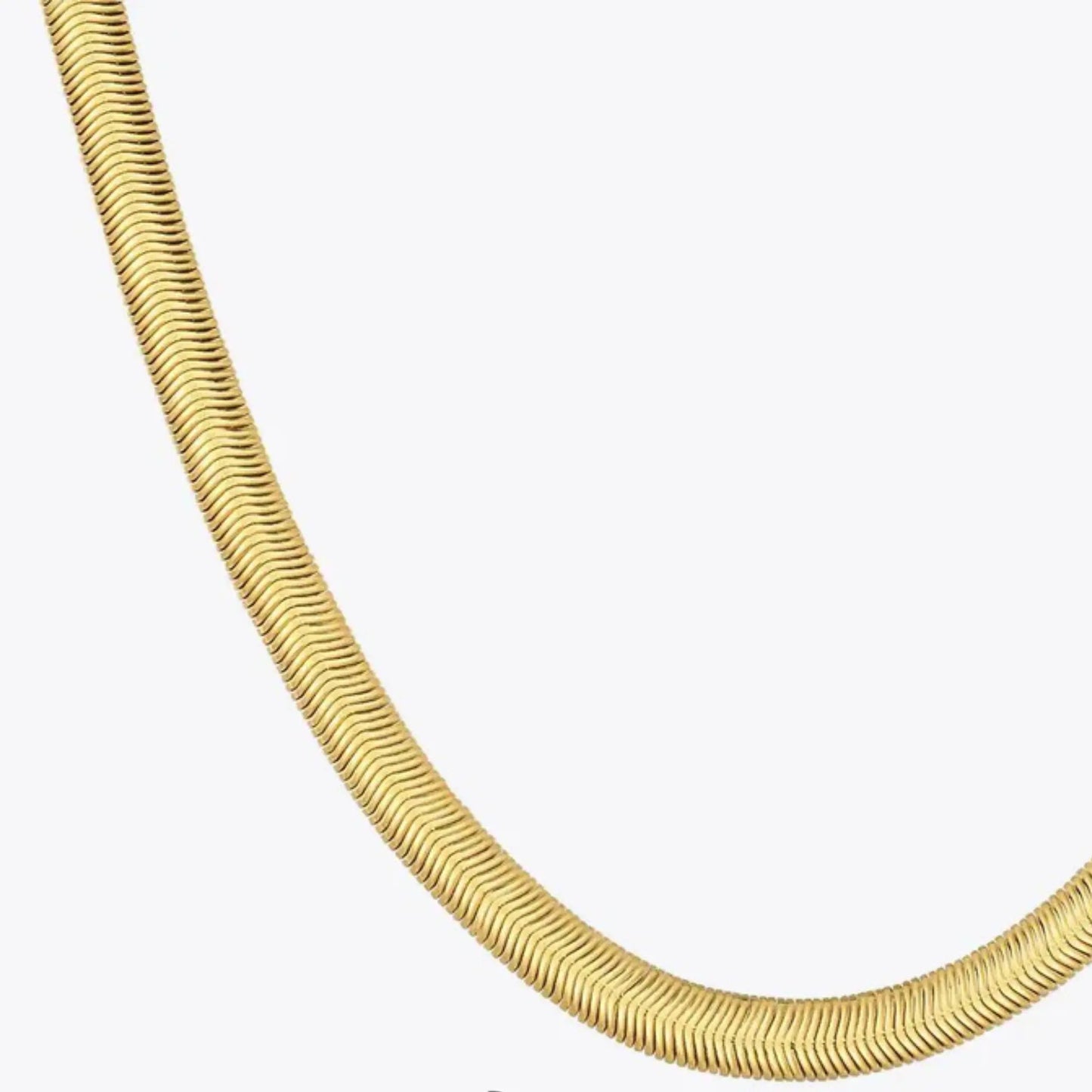 Luxury Gold Plated 3D Snake Chain Necklace For Men (21 Inch) - Jewelify Shop